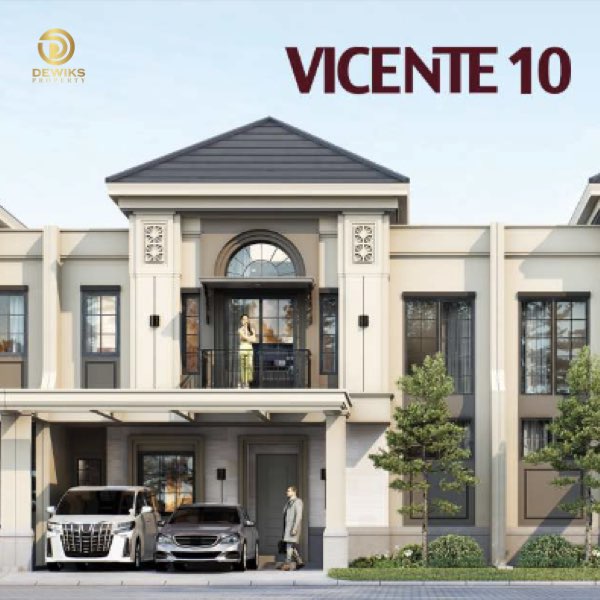 Denah Cluster Vicente Klasika Grand Wisata Bekasi Lebar 10