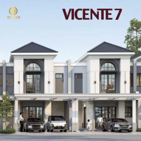 Denah Cluster Vicente Klasika Grand Wisata Bekasi Lebar 7