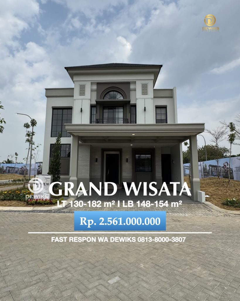 Rumah Di Jual Grand Wisata Bekasi Harga Promo