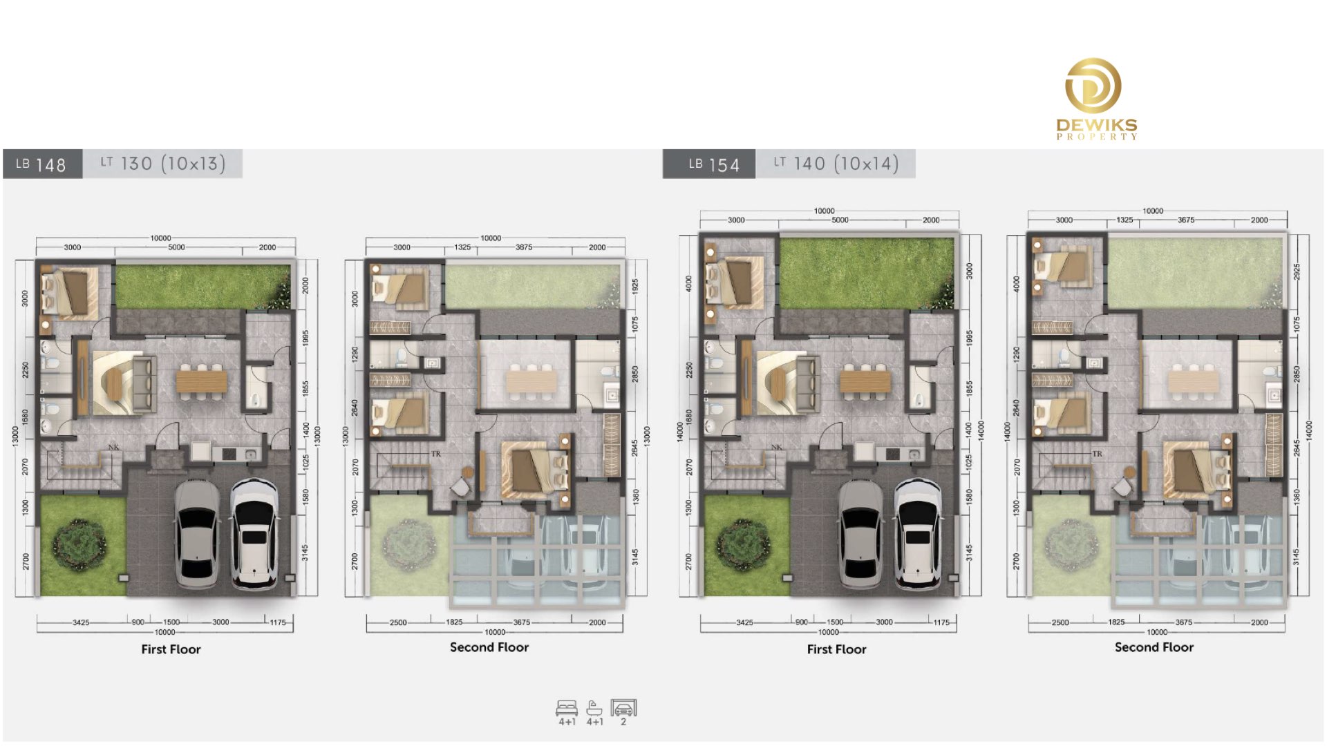 Rumah Grand Wisata Cluster Vicente Klasika Promo Free DP