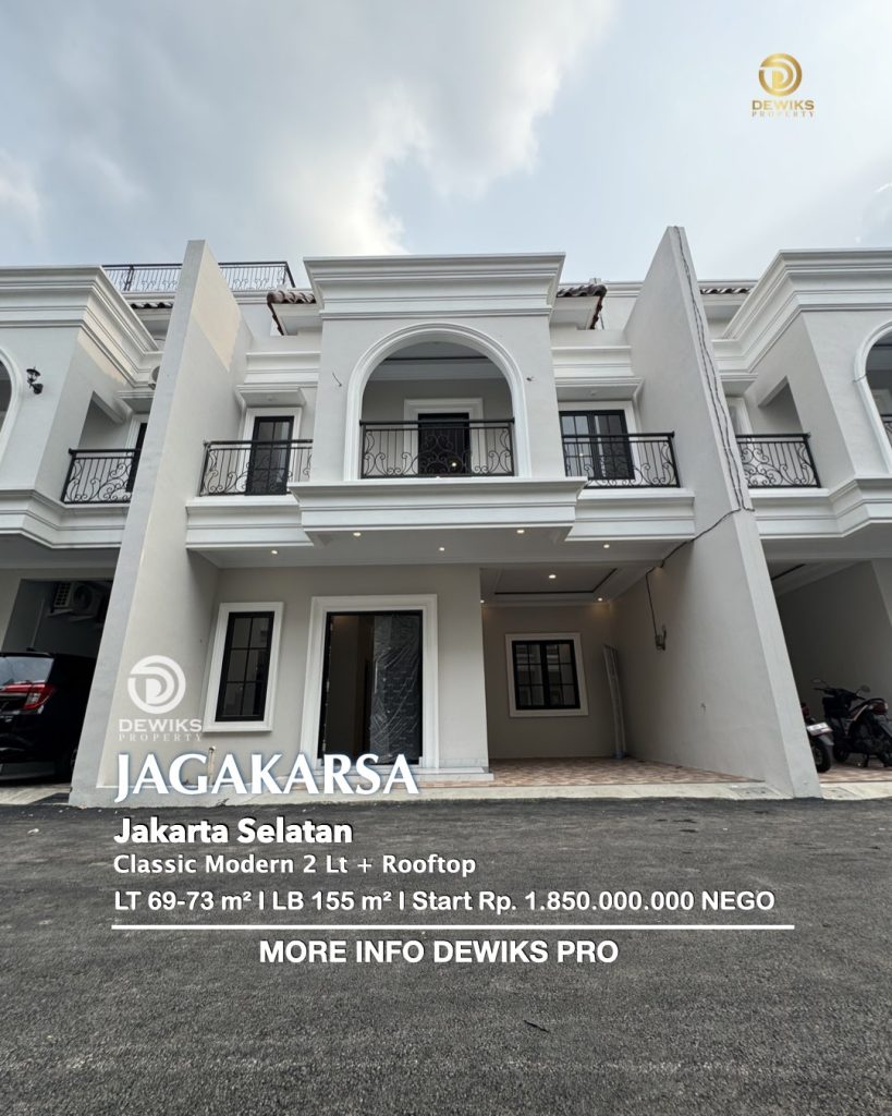 Dijual Rumah di Jagakarsa Jakarta Selatan Design American Style