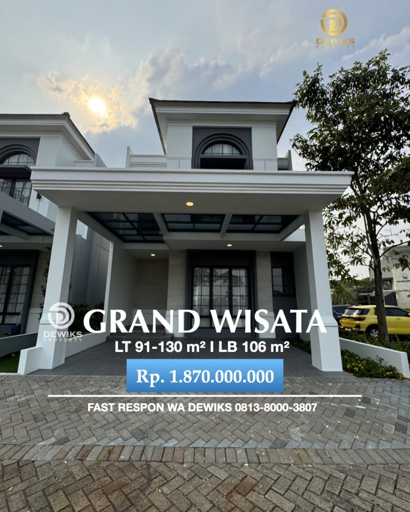 Rumah Cluster Vicente Klasika Di Grand Wisata Tipe 7