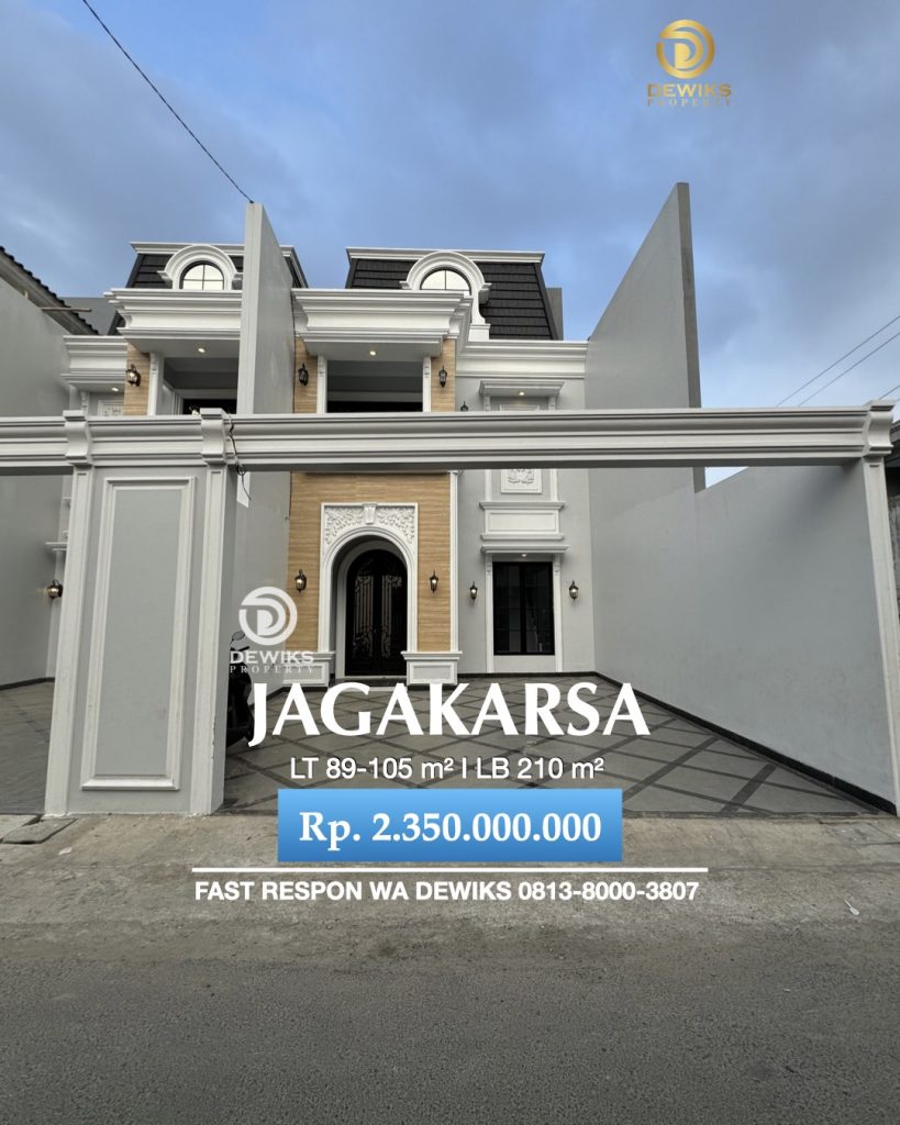 Jual Rumah di Jagakarsa Jakarta Selatan Siap Huni Lt start 89m2