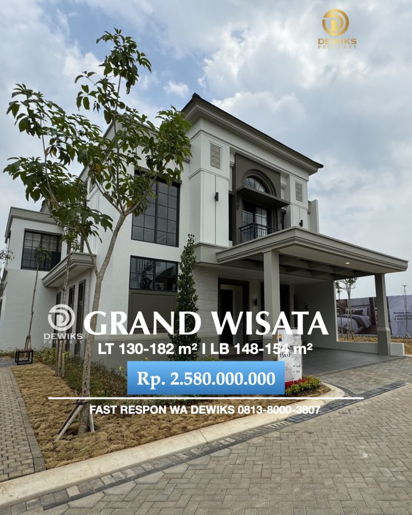 Rumah Cluster Vicente Klasika Di Grand Wisata Tipe 10