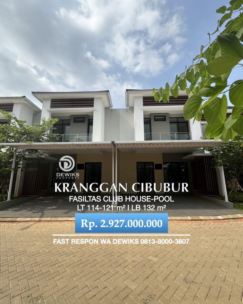 Rumah Cluster di Kranggan Cibubur Fasilitas Club House