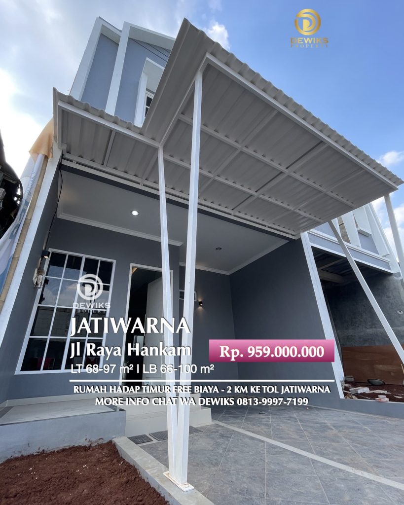 Rumah di ujung Aspal Jl Raya Hankam dekat Tol Jatiwarna Bekasi