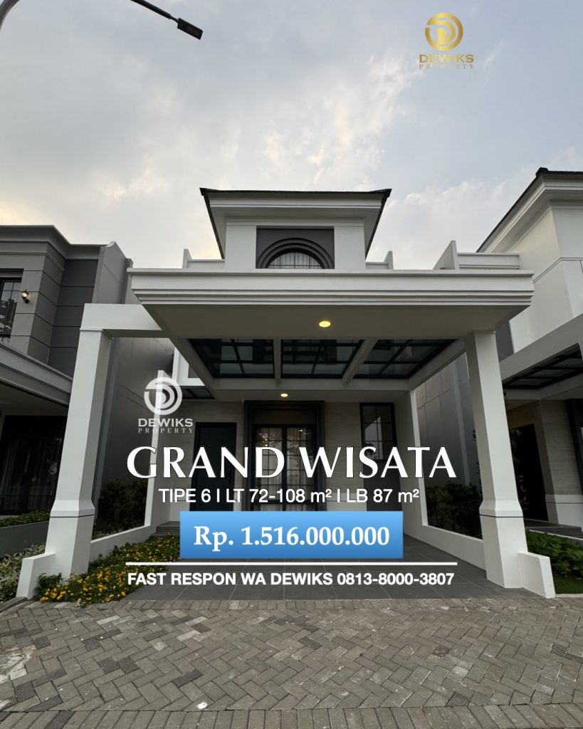 cluster vicente klasika grand wisata tipe 6