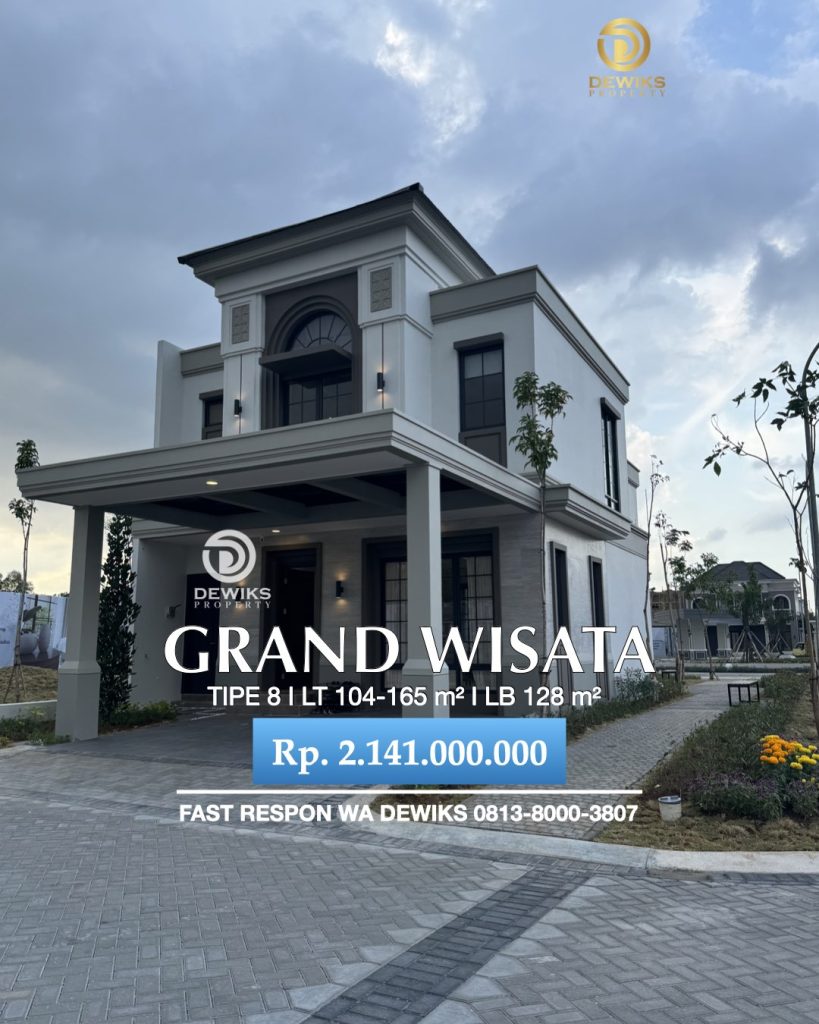 cluster vicente klasika grand wisata tipe 8