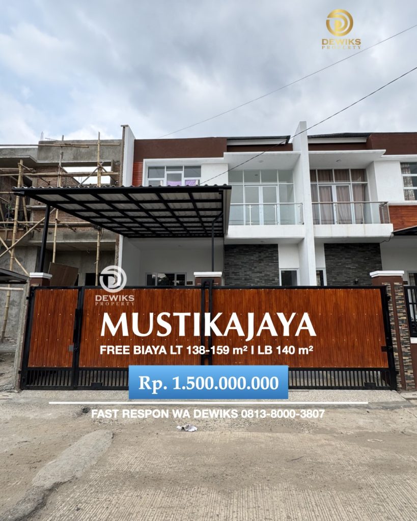 rumah baru di mustikajaya bekasi murah