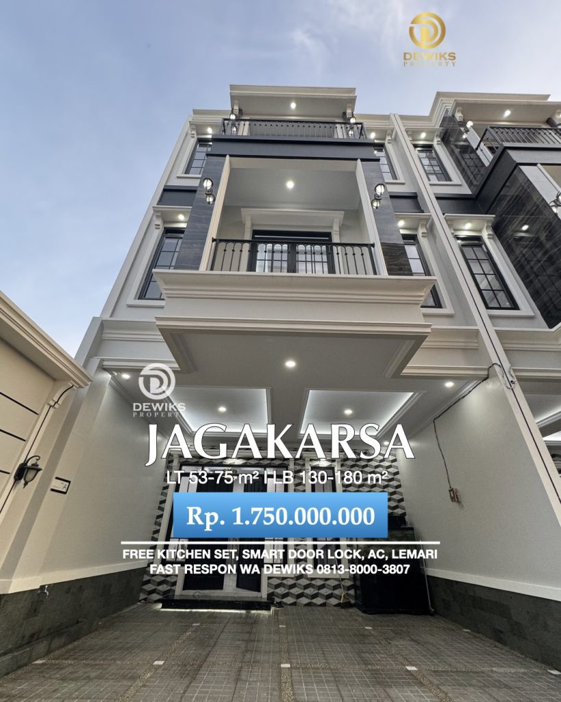 rumah murah di jagakarsa jakarta selatan roof top