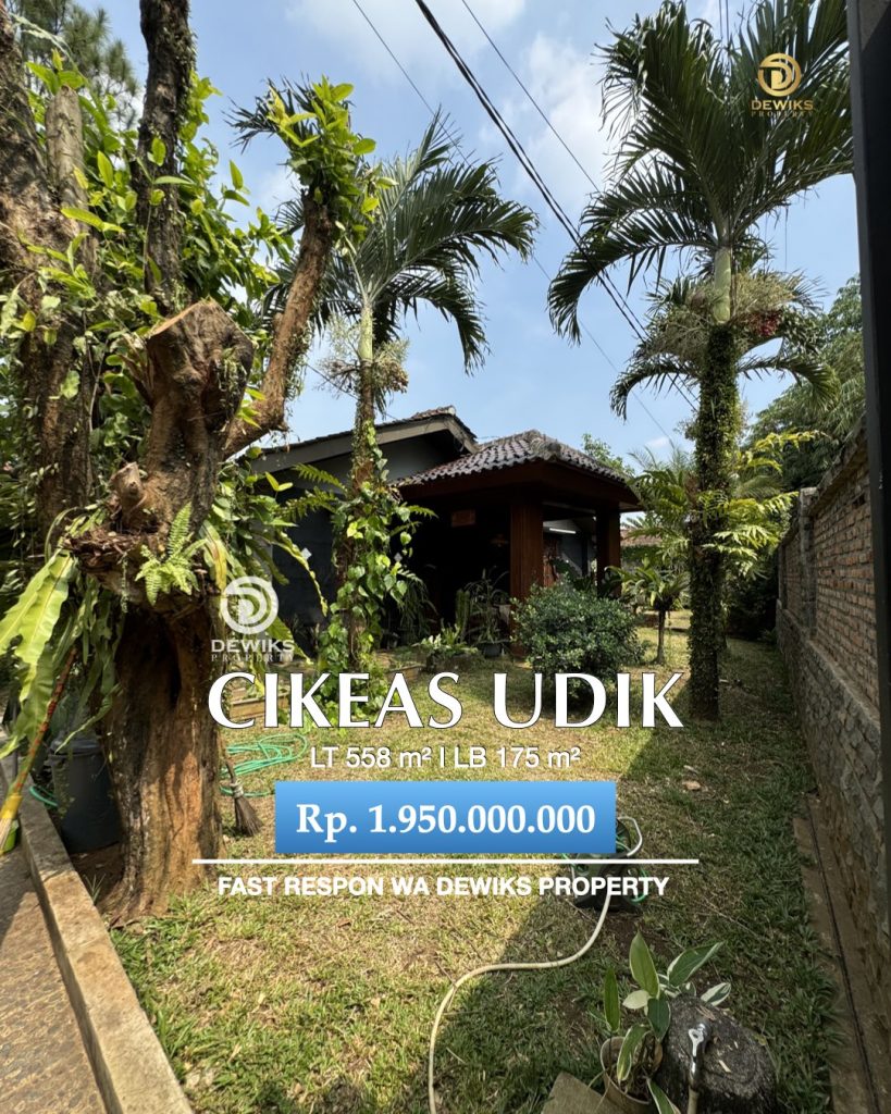 Dijual Rumah Di Cikeas Bogor Luas 558m2