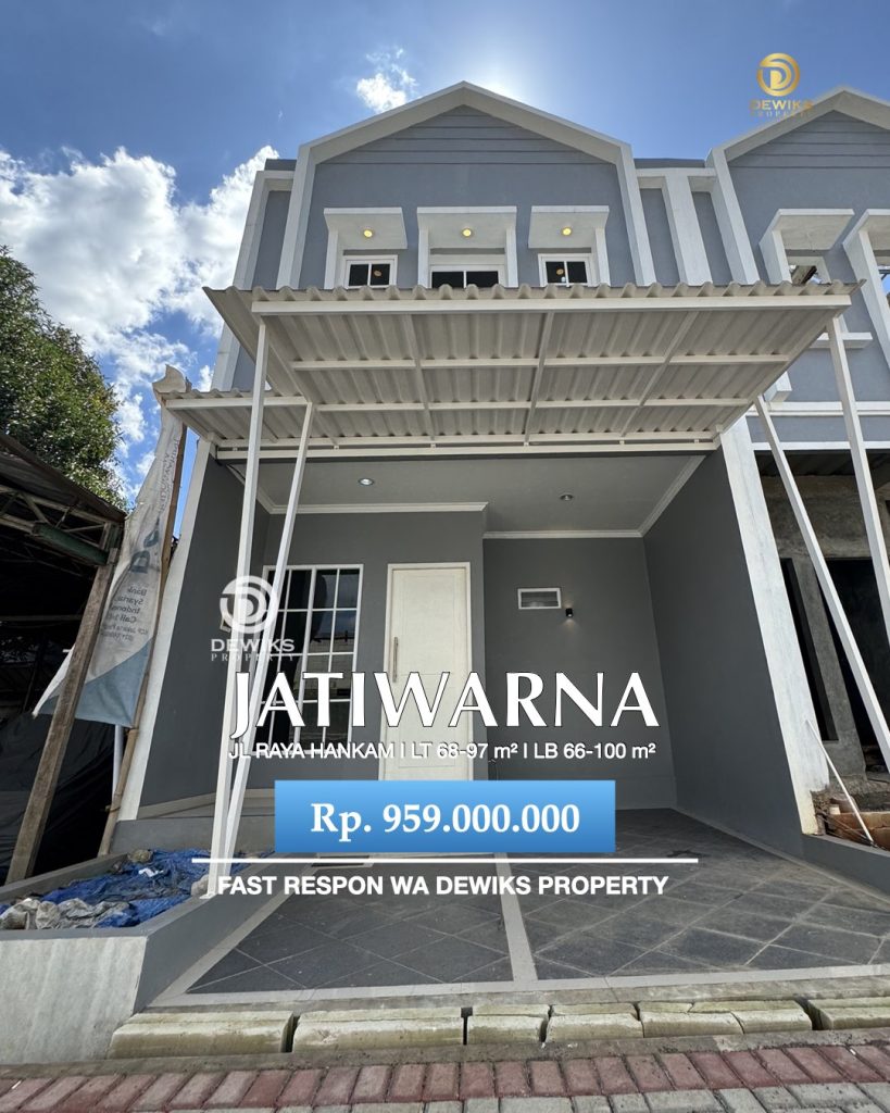 Dijual Rumah di Jatiwarna Bekasi Hadap Timur