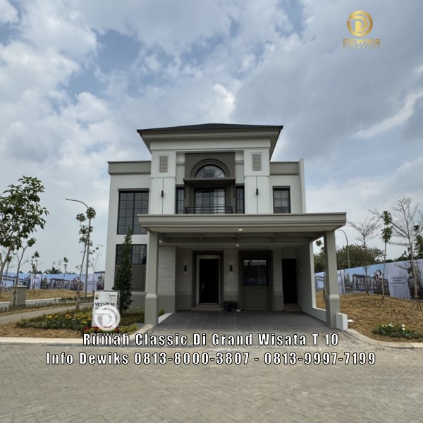rumah classic di grand wisata tipe 10