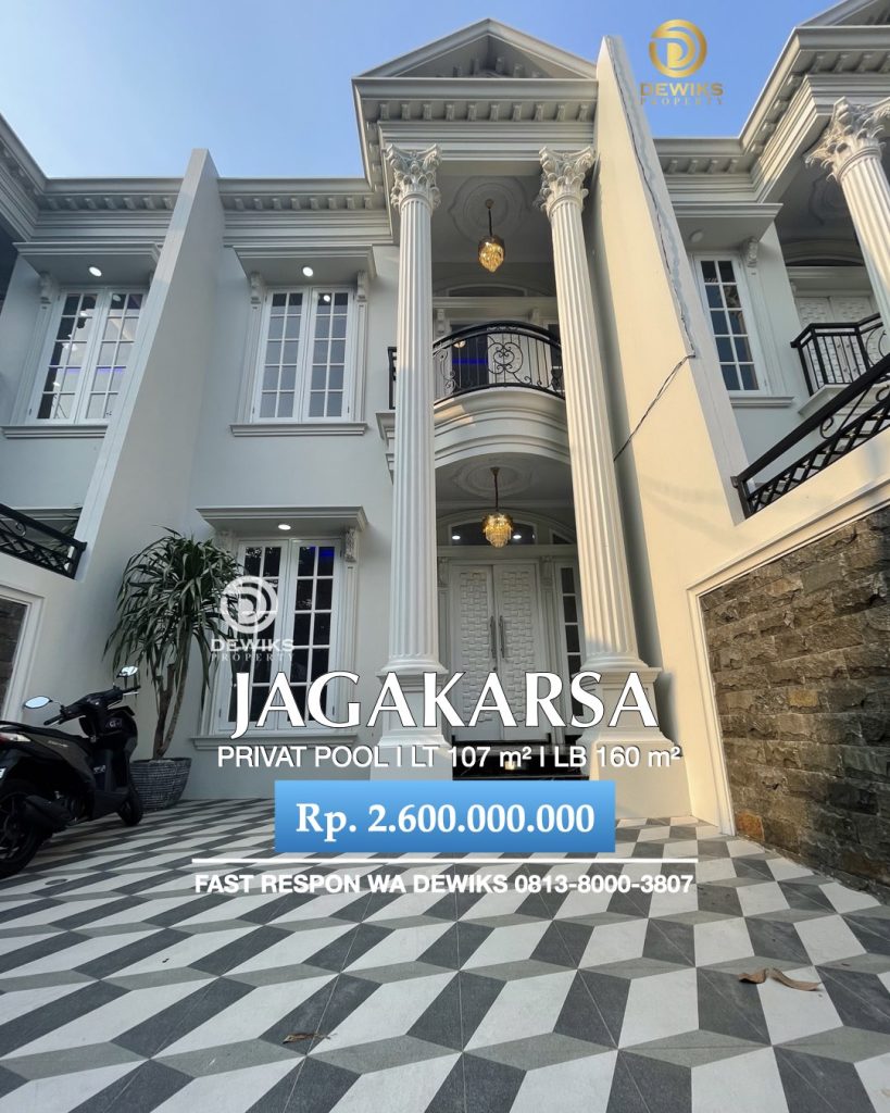 rumah privat pool kebagusan jakarta selatan
