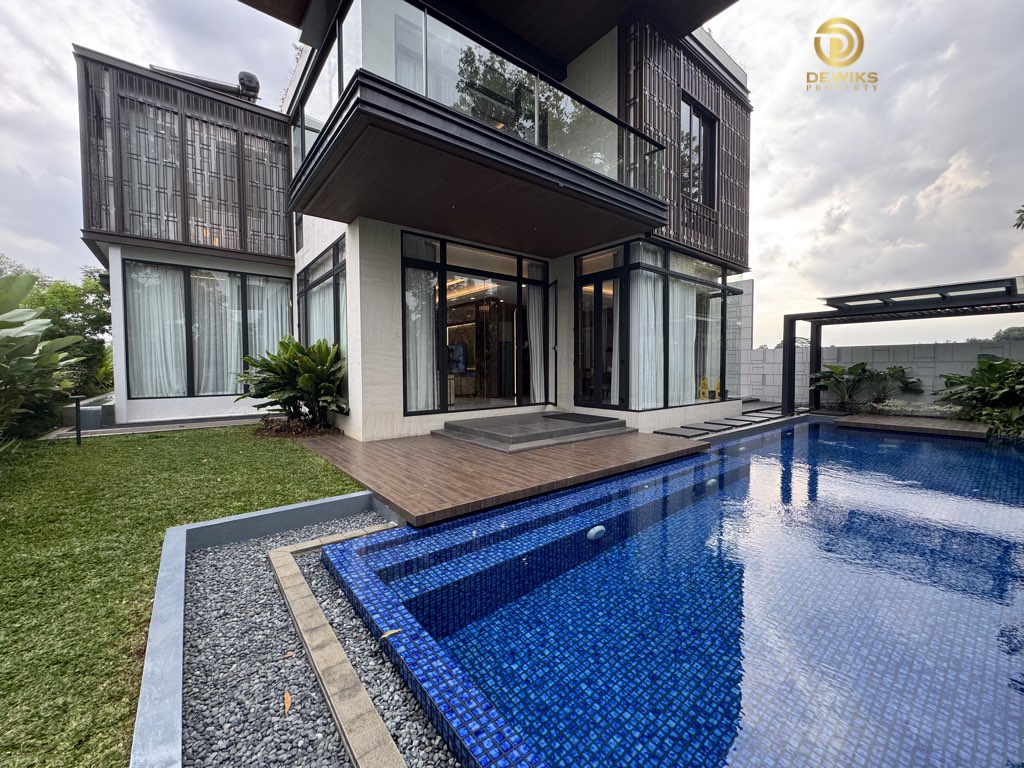 dijual rumah luas di garden residence cimanggis tipe A