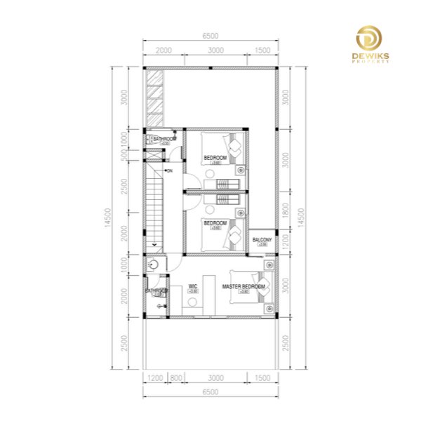 rumah di jatibening bekasi,denah