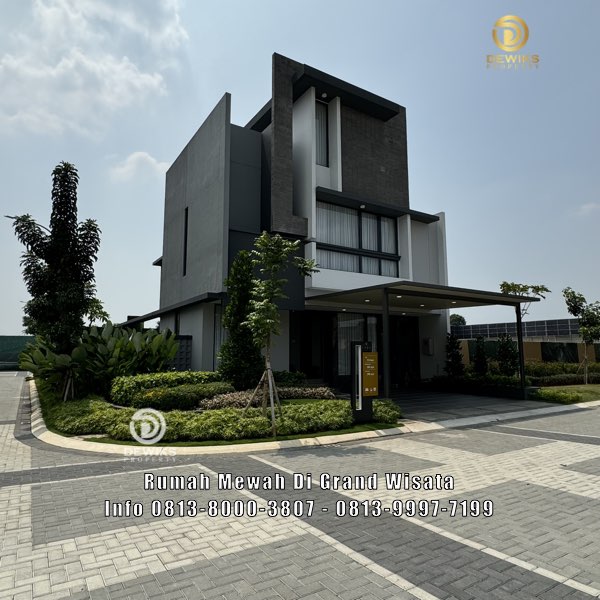 rumah mewah di grand wisata cluster yara