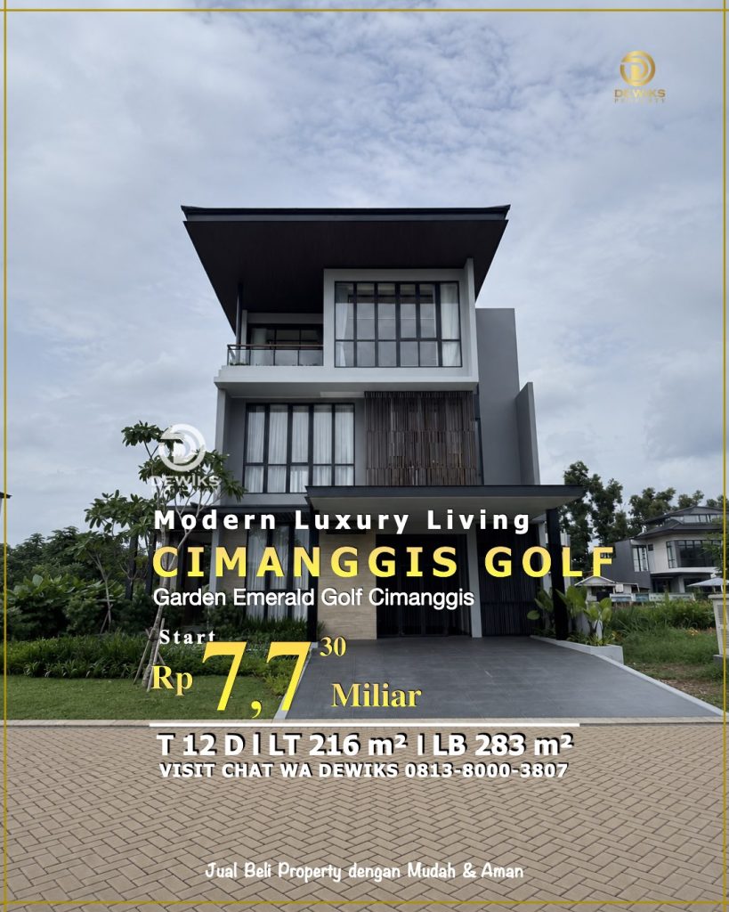 Cluster Garden Residence Emeralda Golf Tipe D
