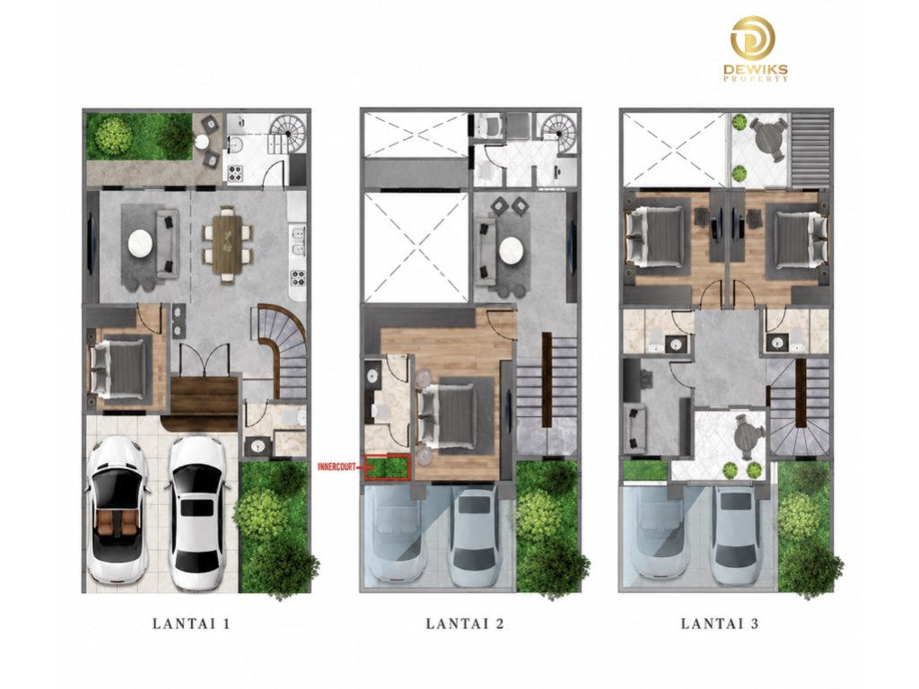 Cluster di Bukit Podomoro Jakarta T8 Royal Denah