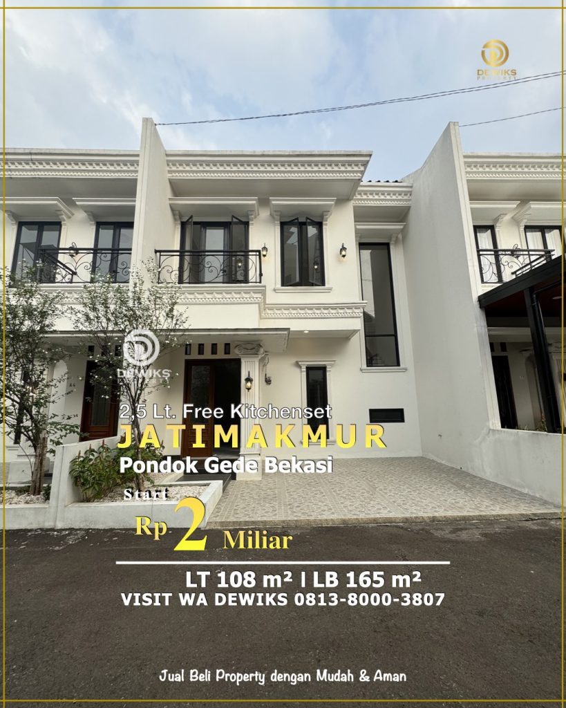 Rumah Di Area Jatikramat Jatiasih Kota Bekasi Jawa Barat,