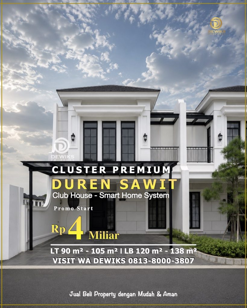 Rumah Mewah di Bukit Podomoro Jakarta Tipe 6