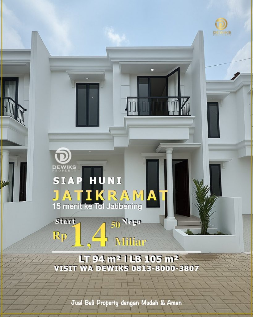 rumah classic di jatikramat bekasi