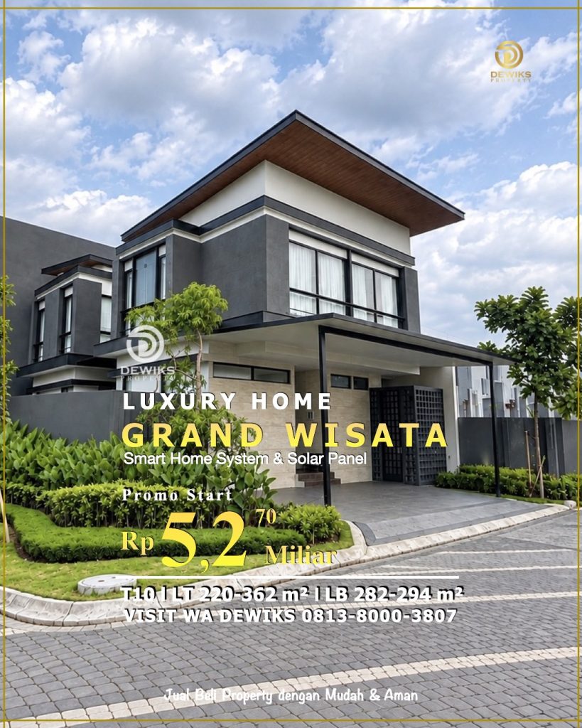rumah cluster giva grand wisata tipe 10