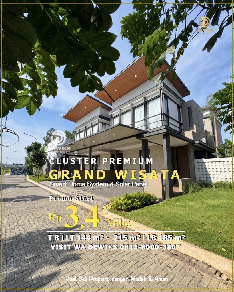 rumah cluster giva grand wisata tipe 8