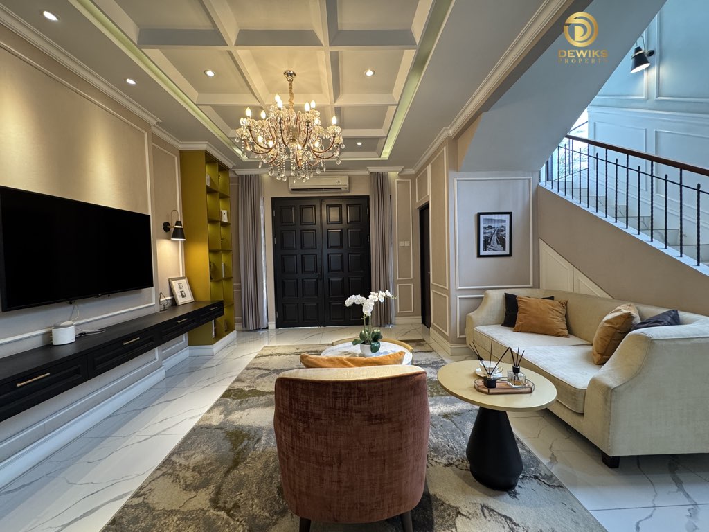 rumah cluster nahara di cimanggis golf estate depok