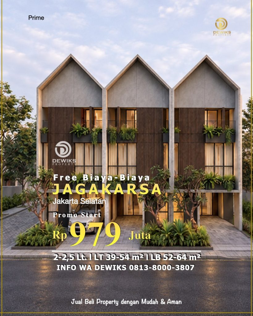 Rumah 3,5 lantai di Jagakarsa Jakarta