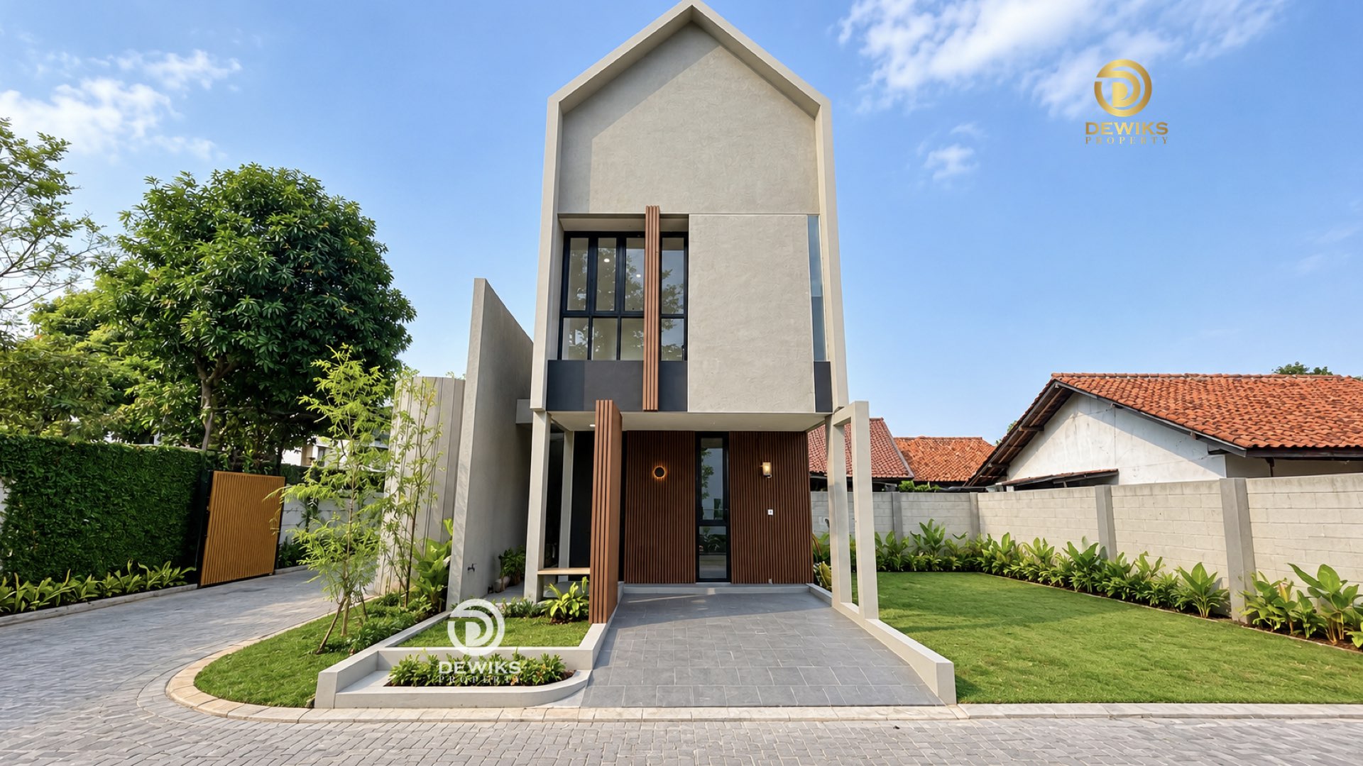 Rumah Skandinavia Jagakarsa Cuma 50m dari Jl Raya Free Biaya
