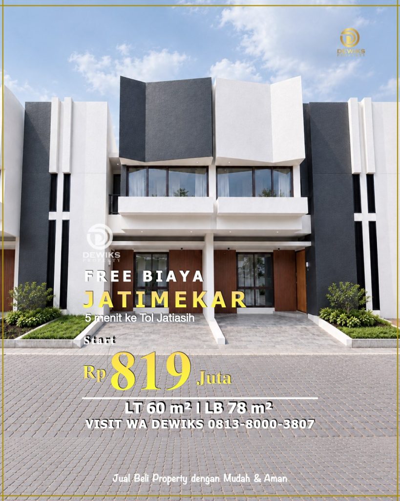 rumah jatiasih bekasi murah