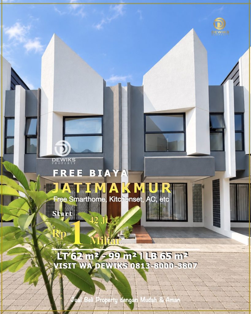 rumah murah di jatimkamur pondok gede bekasi free biaya